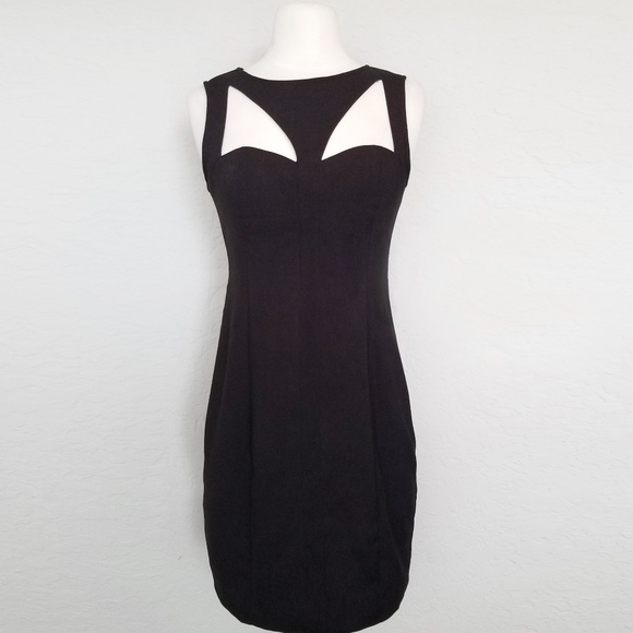 Ark & Co ARKnCo Fitted Black Cut Out Dress M - Picture 1 of 3